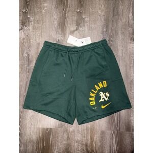 Oakland Athletics Nike MLB Authentic Sweat Shorts Men's 3XL Green NWT Standard